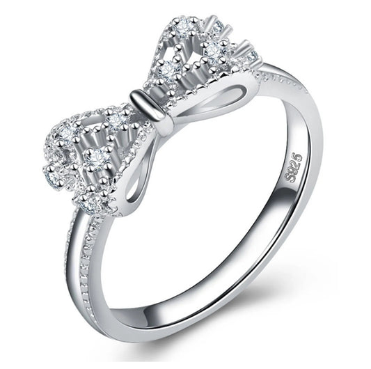 Silver Bow Ring – Eternal Connections