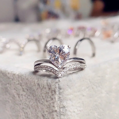Silver Heart Ring – Essential Love