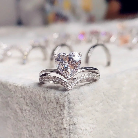 Silver Heart Ring – Essential Love