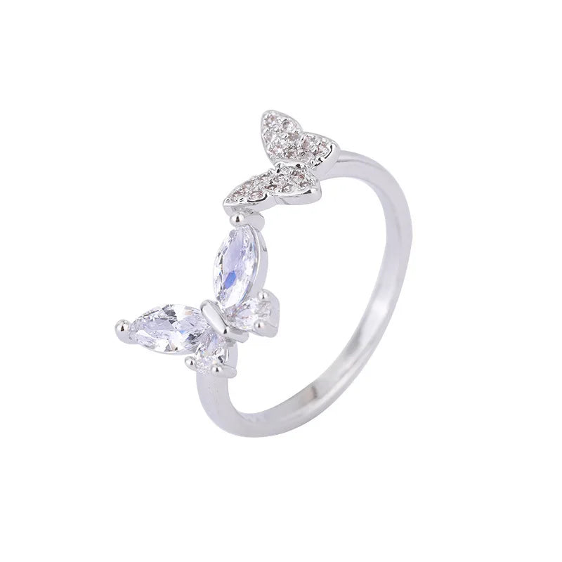 Silver Butterfly Ring – Inner Transformation