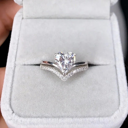 Silver Heart Ring – Essential Love