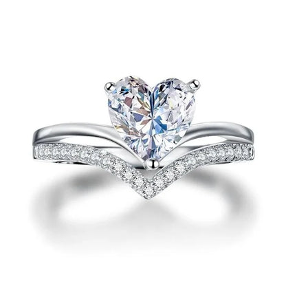 Silver Heart Ring – Essential Love